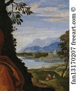 Usa Lent By The Barker Welfare Foundation Art Print - Mystic Marriage Of Saint Catherine Of Alexandria. Detail