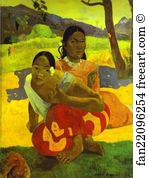 Paul Gauguin Art Print - Nafea Faa Ipoipo? (When Will You Marry? )