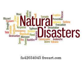 Free art print of Natural disasters word cloud background. Natural ...