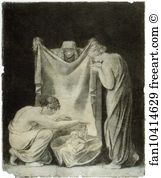 Nature Art Print - Nature Unveiling Herself To The Infant Shakespeare