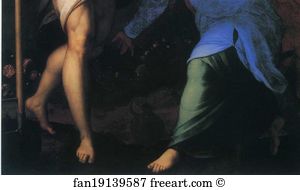 Noli Me Tangere Detail Art Print - Noli Me Tangere. Detail
