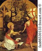 Noli Me Tangere Detail Art Print - Noli Me Tangere. Detail