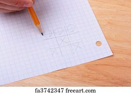 Free art print of Tic-tac-toe or noughts and crosses. Tic-tac-toe or ...
