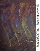 Cardiff Art Print - Nymphs Of The Stars