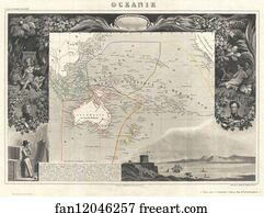 Océanie Art Print - Oceanie.