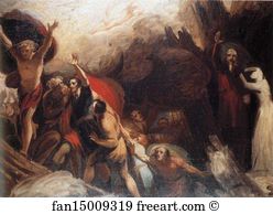 Moderna Art Print - Oil Sketch For The Shipwreck Scene In Act I Of Shakespeare's 'the Tempest'