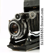 Free art print of Old camera. The old mechanical camera on a white ...