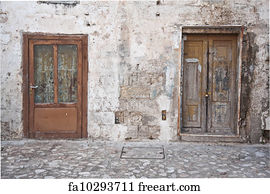 Free art print of Collage with italian doors | FreeArt | fa8295803