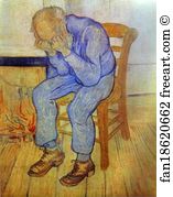 Man Art Print - Old Man In Sorrow