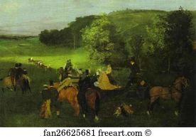 Basel Art Print - On The Racing Field