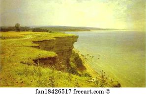 Gulf Art Print - On The Shore Of The Gulf Of Finland. Udrias Near Narva