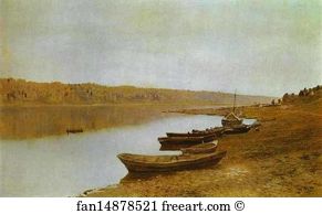 1887 88 Art Print - On The Volga