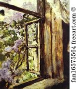Lilac Art Print - Open Window. Lilacs