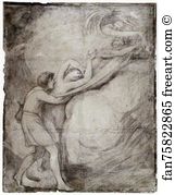 Sheet Art Print - Orpheus And Eurydice