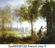 Underworld Art Print - Orpheus Leading Eurydice From The Underworld