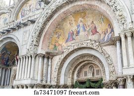 Art Print - Outside Saint Mark's Basilica