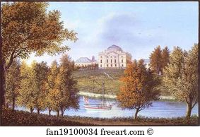 1810s Art Print - Palace In Pavlovsk Near St. Petersburg