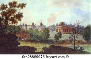Vicinity Art Print - Palace In Tsaritsyno In The Vicinity Of Moscow