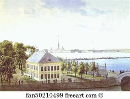 1810 Art Print - Palace Of Peter The Great In The Summer Gardens In St. Petersburg
