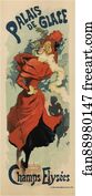 Glace Art Print - Palais De Glace Champs Elysées 1893 [473]