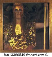 1898 Art Print - Pallas Athena