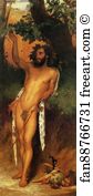 1856 Oil On Canvas Art Print - Pan