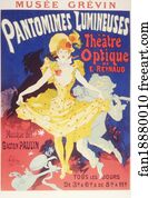 Pantomime Art Print - Pantomimes Lumineuses