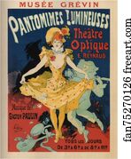 Pantomime Art Print - Pantomimes Lumineuses
