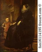 Marchesa Art Print - Paola Adorno, Marchesa Brinole-Sale With Her Son