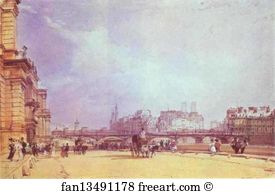 Sons Ltd Art Print - Paris. Quai Du Louvre