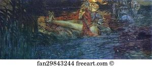 Princess Art Print - Parting Of The Sea King And Princess Volkhova
