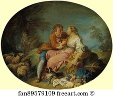 Pastoral Art Print - Pastoral Scene