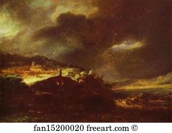 Herzog Art Print - Paysage D'orage
