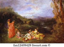 1718 Art Print - Peaceful Love