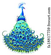 Free Peacock Art Prints and Artworks | FreeArt