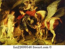 Perseus Art Print - Perseus And Andromeda