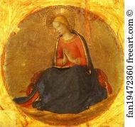 The Annunciation Art Print - Perugia Triptych: The Virgin From The Annunciation