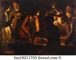 Nantes Art Print - Peter Denying Christ