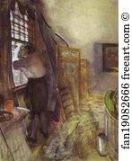 Pencil The Tretyakov Gallery Art Print - Peter I In The Palace Of Monplaisir