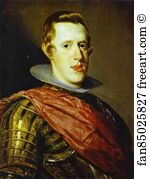Armour Art Print - Philip Iv In Armour