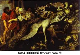 The Old Woman Art Print - Philomenes Recognized By The Old Woman