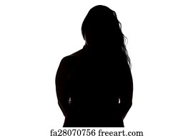 Free art print of Silhouette of a Curvy Woman Kneeling and Searching