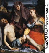 110 Art Print - Pieta With Mary Magdalene