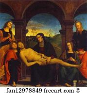 Pietro Perugino Art Print - Pieta