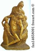 Pietà Art Print - Pieta