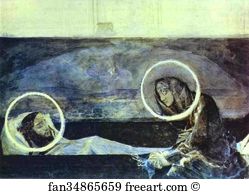 Whitewash On Paper The Museum Of Russian Art Art Print - Pietà