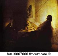Jacquemart André Art Print - Pilgrims At Emmaus