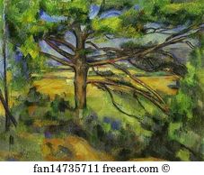 1890s Art Print - Pine Tree Near Aix