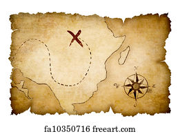 free treasure map art prints and artworks freeart