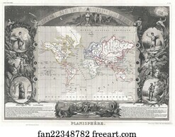 Planisphere Art Print - Planisphere.